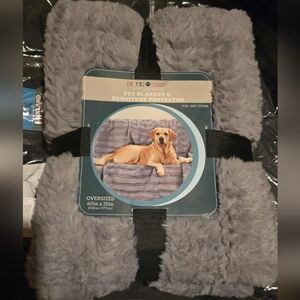 Brentwood Oversized Waterproof Pet Blanket and Furniture Protector, Grey